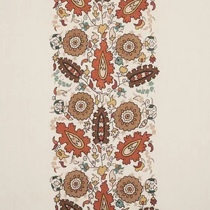 Schumacher Anatolia Embroidery Fabric in Autumn