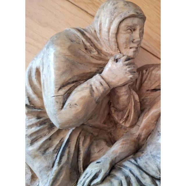 Baroque Pietà Sculpture - Venetian School, 17th Century For Sale - Image 6 of 8