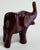 Brown Vintage Carved Wood Elephant Figure For Sale - Image 8 of 9