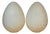 1980s Monumental Vetri Murano Spiral Ribbed Egg Lamps, Italy - a Pair For Sale