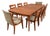 Mid-Century Modern Heywood-Wakefield Maple Extendable Dining Table & 8 Accent Chairs - 9 Piece Set For Sale
