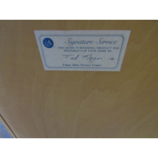 Brown Ethan Allen American Dimensions Solid Maple Bookshelf For Sale - Image 8 of 9
