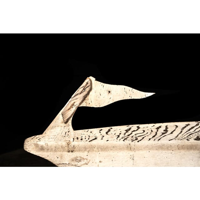 Nautical 1962 Century Coronado Boat-Shaped Painted Advertising Sign For Sale - Image 3 of 5
