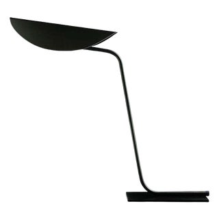 Plume Anodic Bronze & Black Metal Table Lamp by Christophe Pillet for Oluce For Sale