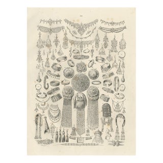 Heinrich von Mayr, Jewelry and Adornment Study from Maximilian in Bavaria, 1846 For Sale