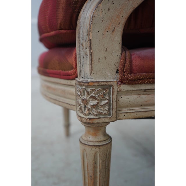 Pair Don Russo French Louis XVI Style Bergere Armchairs For Sale - Image 11 of 18