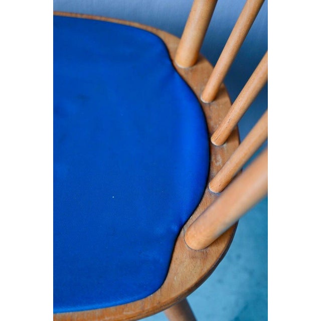 Mid-Century Compass-Legged Chairs with Spindles, Set of 6 For Sale - Image 16 of 18