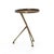 Four Hands Schmidt Accent Table - Raw Antique Brass For Sale - Image 9 of 12
