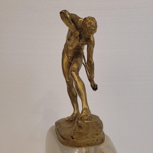 Otto Lessing, Arquero, Bronze and Onyx For Sale - Image 17 of 18