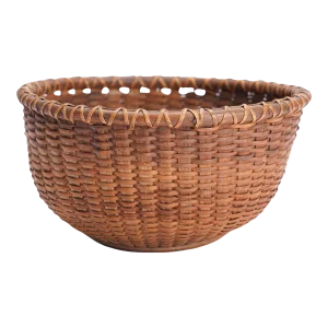 Nantucket Basket Attributed to the Coffin School, 1900's