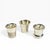 Art Deco Art Deco French Silver Plate Small Cups Matchstick Holders - Set of 3 For Sale - Image 3 of 13