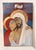 Vintage Original Gold Leaf Russian Icon Mary Jesus Pieta Oil Painting on Wood For Sale - Image 9 of 12
