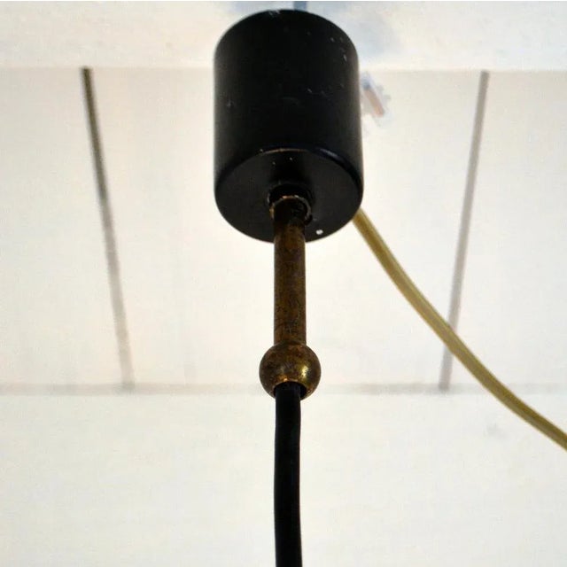 Black Opaline Pendant from Stilnovo, 1960s For Sale - Image 8 of 12