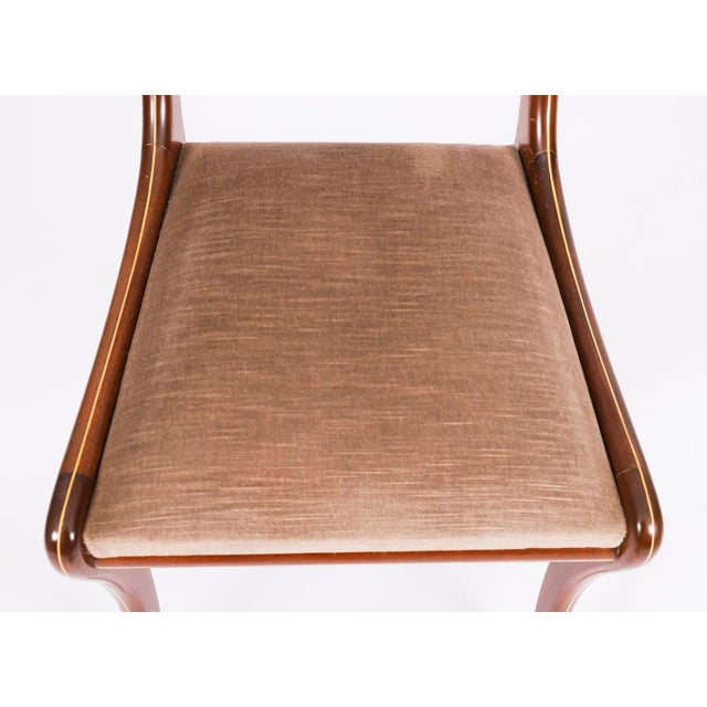 Vintage Shield Back Dining Chairs by William Tillman, 1980s, Set of 8 For Sale - Image 6 of 9