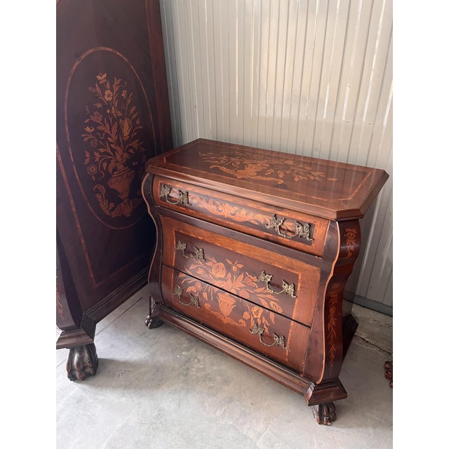 Dutch Inlaid Triptych, 1900s, Set of 3 For Sale - Image 6 of 10