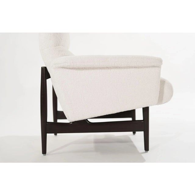 Scandinavian-Modern Lounge Chairs in Wool, 1950s For Sale - Image 9 of 13