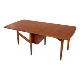 Mid-Century Modern Teak Drop Leaf Dining Table from Elliots of Newbury, 1960s For Sale