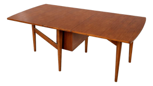 Mid-Century Modern Teak Drop Leaf Dining Table from Elliots of Newbury, 1960s