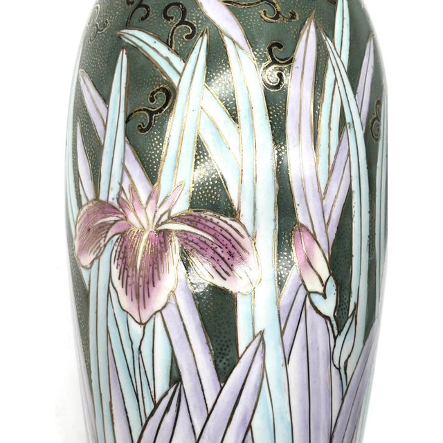 Large Elle Due Table Lamp in Hand-Painted Enameled Porcelain from Sigma, 1990s For Sale - Image 11 of 18