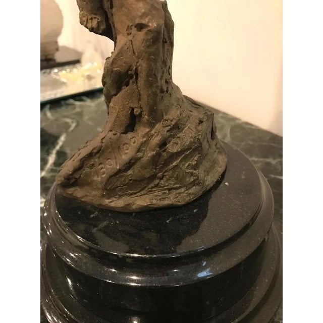 Brown Tuan Nguyen "Destiny" Signed Sculpture on Marble 30/100 For Sale - Image 8 of 13