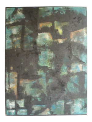 Robert Berger Abstract Oil on Canvas Painting