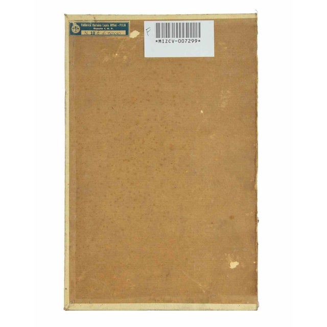 Francesco Settimj, Portrait of Young Woman, Oil Painting, 1933 For Sale - Image 4 of 5