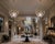 1980s Meryl Streep, Pink Murano Flowers and Crystal Drops Chandelier - Set of 2 For Sale - Image 13 of 16