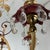 Vintage Italian Tolle Chandelier With Lead Crystal Pendants For Sale - Image 10 of 15