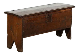 18th Century English Oak Coffer, 1770s