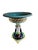 A spectacular 19th-century French or Italian majolica centerpiece, hand-painted with vivid colors and rich sculptural...