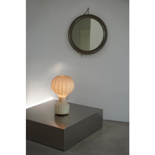 Narciso wall mirror by Sergio Mazza, 1960s. Crafted from nickel-plated brass, it stands out for its simple elegance and...
