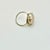 Metal 1940s Vintage Boho Chic Art Deco Hollywood Regency Mother of Pearl & Sterling Cocktail Ring, Size 8.5 For Sale - Image 7 of 11