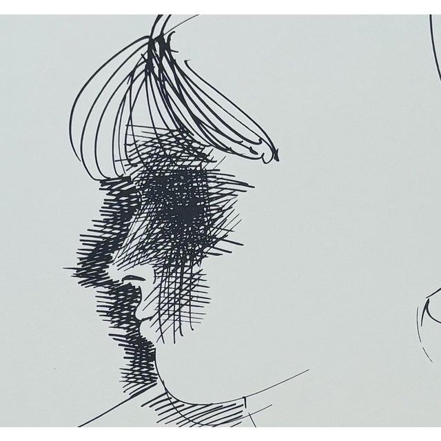 Modern Emilio Greco, Composition, 1966, Original Lithograph For Sale - Image 3 of 5