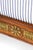 Empire Revival French Walnut Sofa in Ticking For Sale - Image 10 of 15