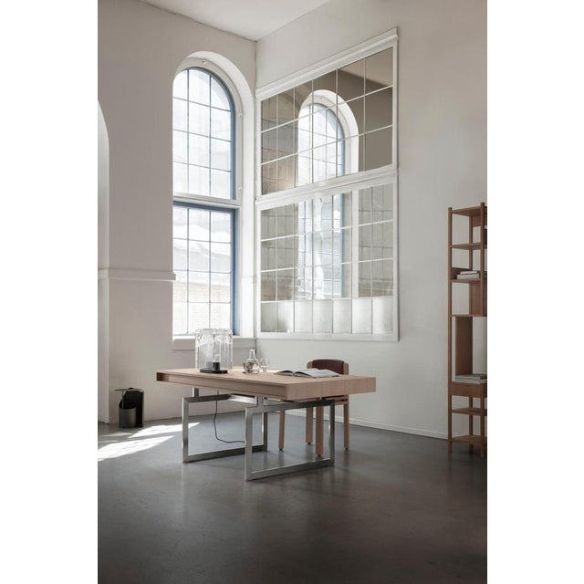 Not Yet Made - Made To Order Office Desk in Walnut Wood and Stainless Steel Frame by Bodil Kjaer for Karakter For Sale - Image 5 of 18