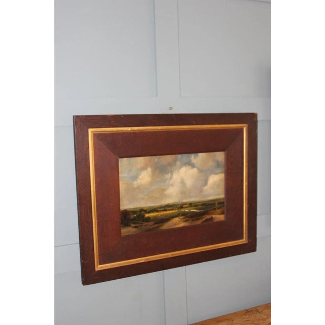 Green Dutch Artist, Landscape, Late 19th Century, Oil Painting, Framed For Sale - Image 8 of 11