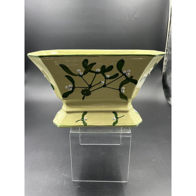 Italian Mid 20th Century Italian Cachepot by Maioliche, Deruta For Sale - Image 3 of 13