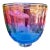 Buzz Blodgett Signed 95' Large Studio Art Glass Pedestal Bowl Vase For Sale