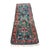 Traditional Mid-Century Hand Knotted Floral Turquoise Pink Wool Rug For Sale - Image 3 of 8
