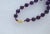 Pearl Amethyst Gold Bead Necklace or Choker For Sale - Image 11 of 12