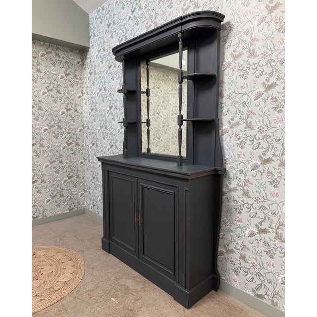 Wood 19th Century Napoleon III Bistro Cabinet For Sale - Image 7 of 17