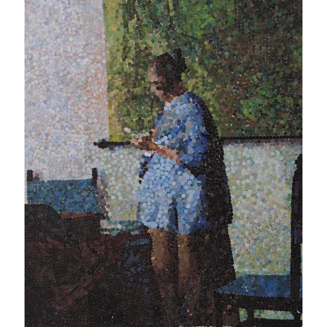 Early 21st Century Glenn Ibbitson Woman In Blue 2015 For Sale - Image 5 of 5