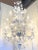 Classical floreal Ca' Rezzonico Murano glass chandelier.Very particoular and floreal design , impressive piece of art....