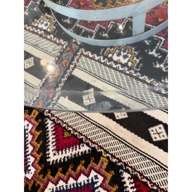 Steel Drum Pedestal Coffee Table For Sale - Image 4 of 12