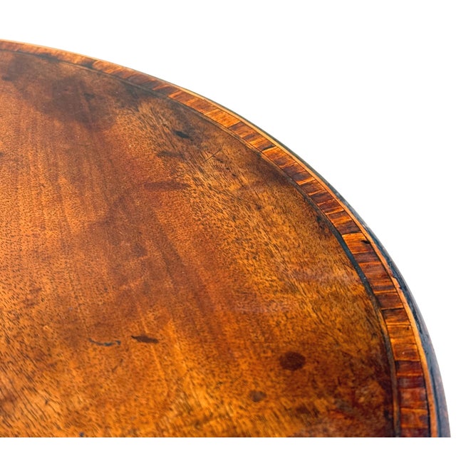 18th Century Georgian Mahogany Wine Table Kettle Stand, 1785 For Sale - Image 10 of 13