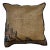 Pillow W/ Antique Persian Rug Fragment , 1'4" X 1'4" For Sale