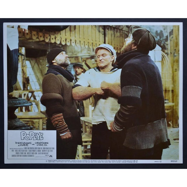 Original American Lobby Card of the Movie „POPEYE“ USA 1980 Director: Robert Altman, Actors/Stars: Robin Williams, Ray...