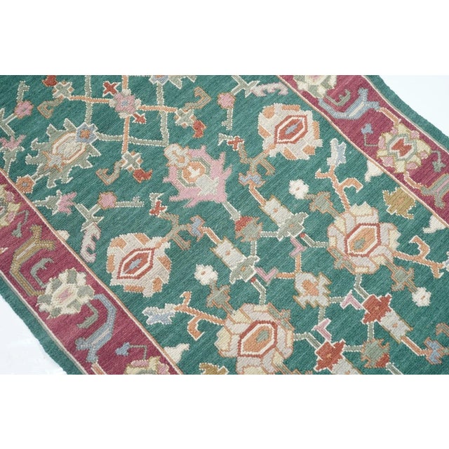 Early 21st Century Sumak Runner 2'6'' X 10'0" For Sale - Image 5 of 8