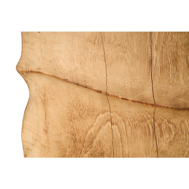 Bleached Mango Lychee Carved Side Table For Sale In Dallas - Image 6 of 6