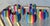 Royal Blue Late 20th-Century Vibrant & Chic Multi-Colored Woven Napkin Rings - Set of 8 For Sale - Image 8 of 18